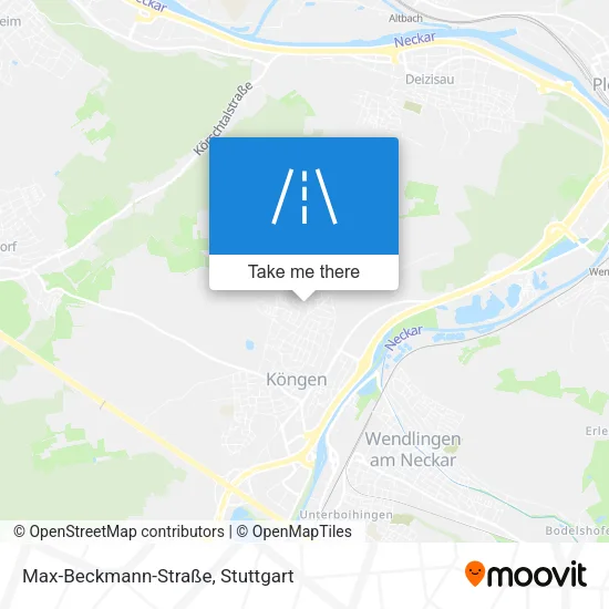 Карта Max-Beckmann-Straße