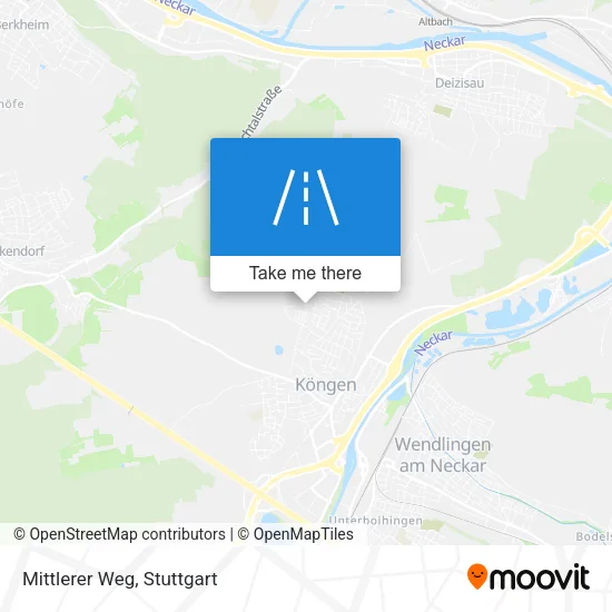 Карта Mittlerer Weg