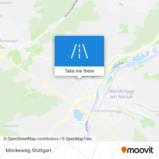Карта Mörikeweg