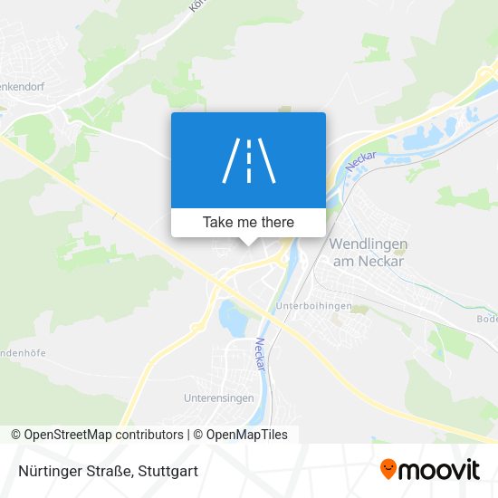 Nürtinger Straße map