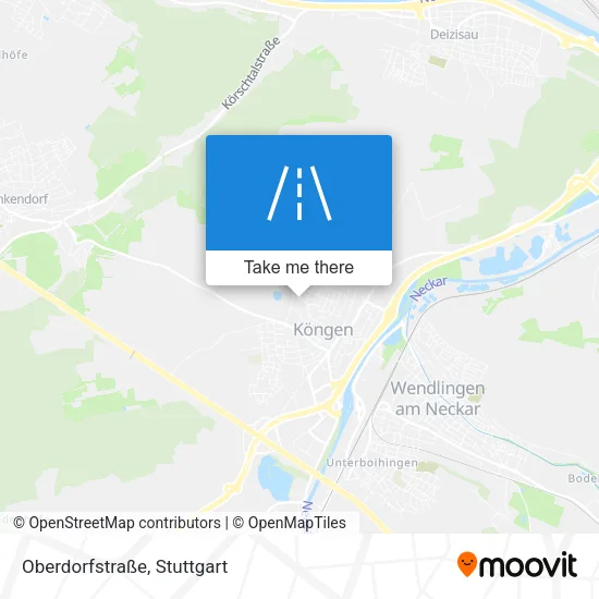 Oberdorfstraße map