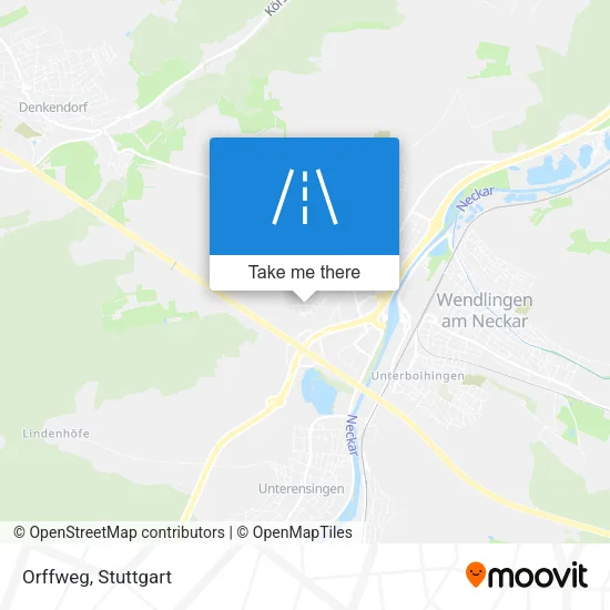 Карта Orffweg