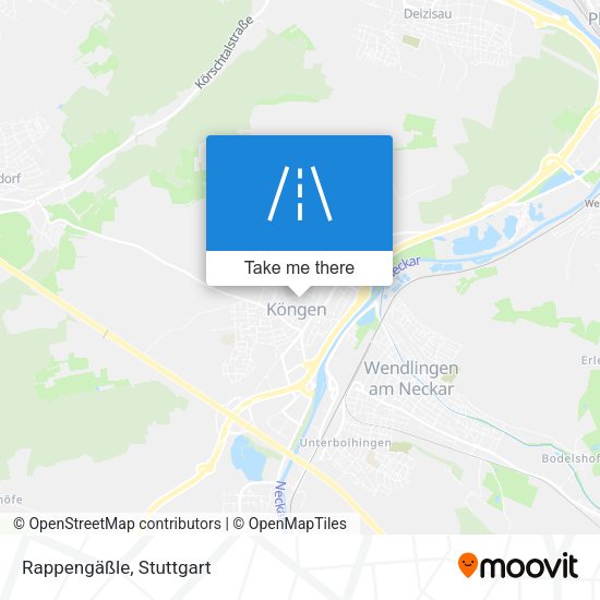 Rappengäßle map
