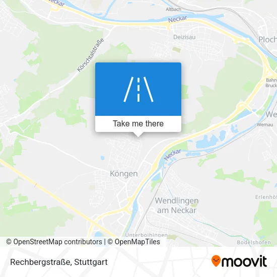 Карта Rechbergstraße
