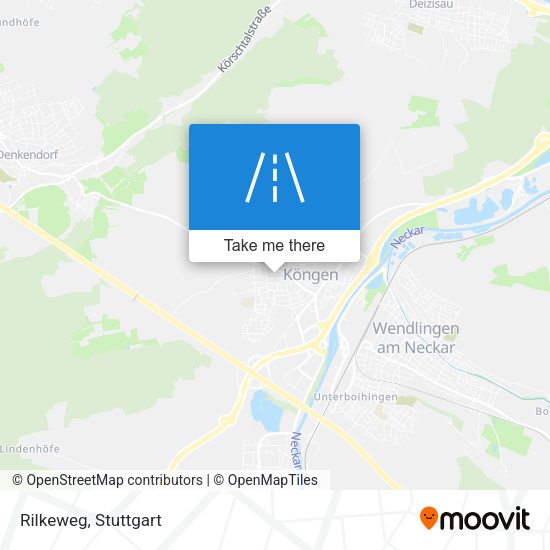 Карта Rilkeweg