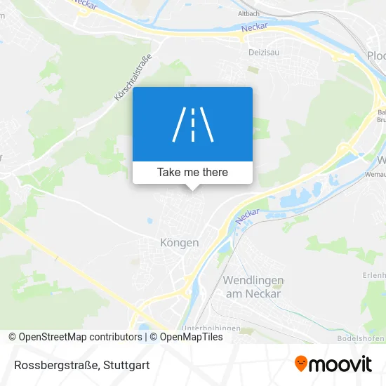 Карта Rossbergstraße