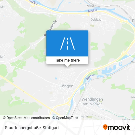 Карта Stauffenbergstraße