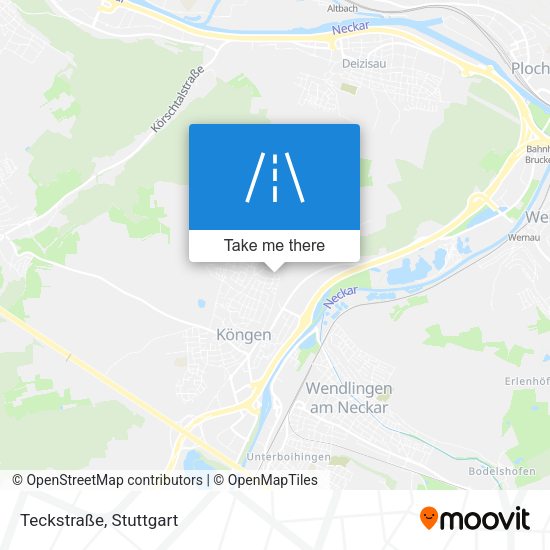 Teckstraße map