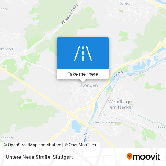 Карта Untere Neue Straße