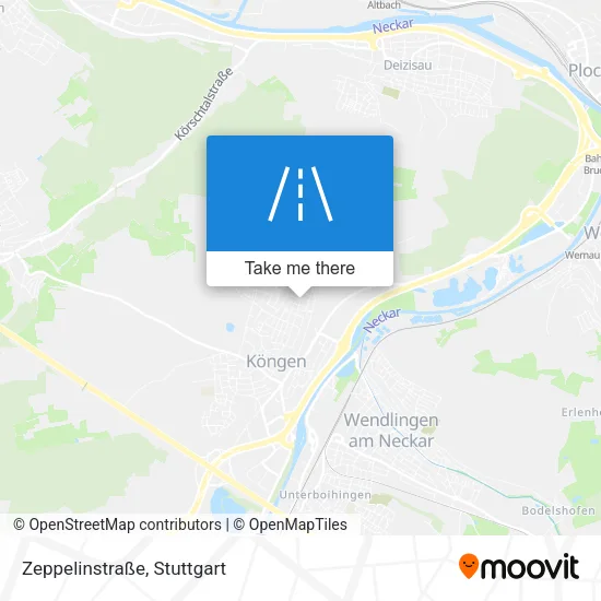 Карта Zeppelinstraße