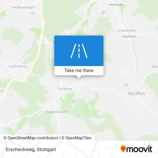 Карта Erscheckweg