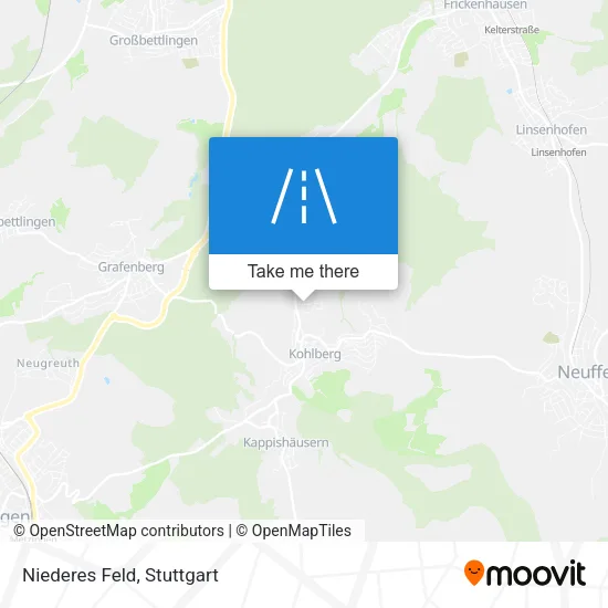 Niederes Feld map