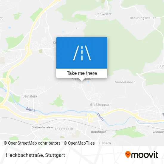 Карта Heckbachstraße