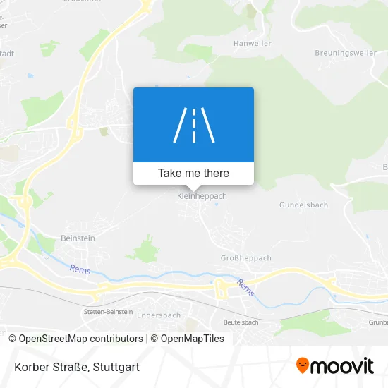 Карта Korber Straße