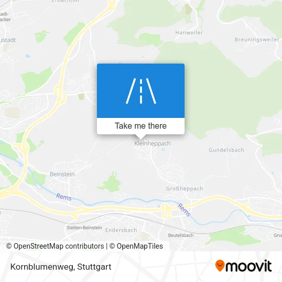 Карта Kornblumenweg