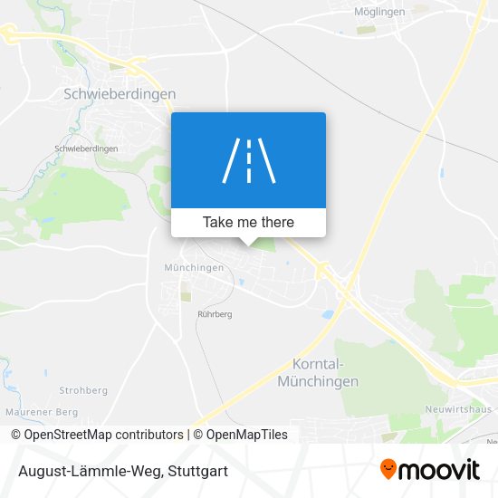 August-Lämmle-Weg map
