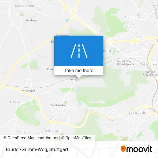 Карта Brüder-Grimm-Weg