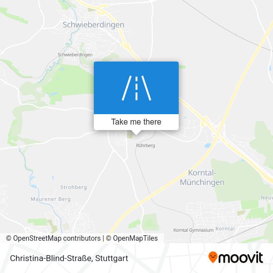 Christina-Blind-Straße map