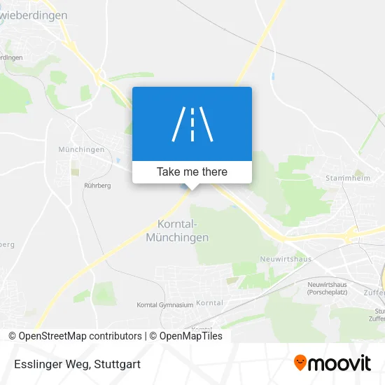 Карта Esslinger Weg