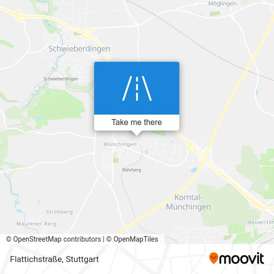 Карта Flattichstraße