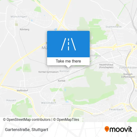 Карта Gartenstraße