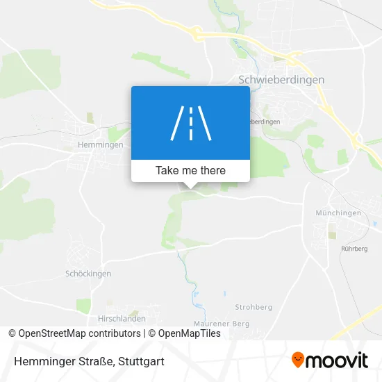 Карта Hemminger Straße