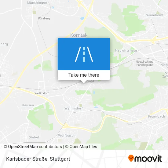 Карта Karlsbader Straße