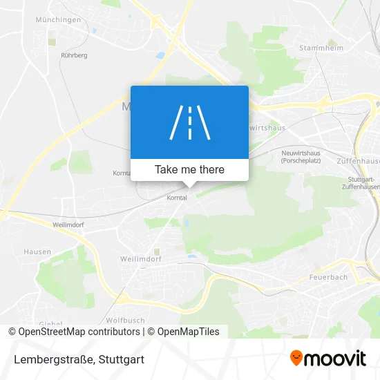Карта Lembergstraße