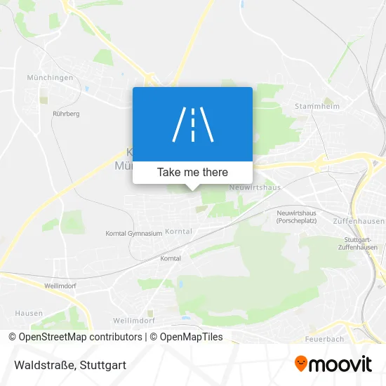 Карта Waldstraße