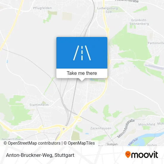 Карта Anton-Bruckner-Weg