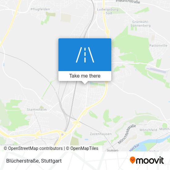 Blücherstraße map