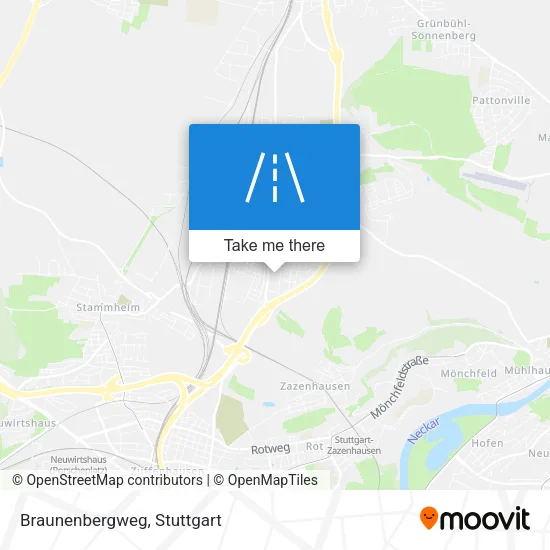 Карта Braunenbergweg