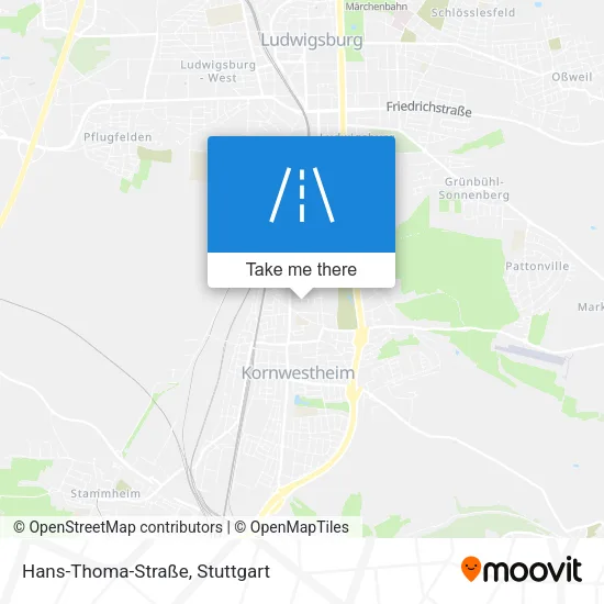 Hans-Thoma-Straße map