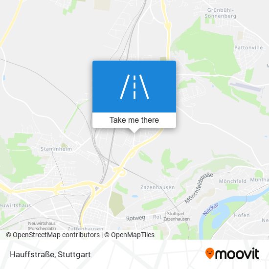 Карта Hauffstraße