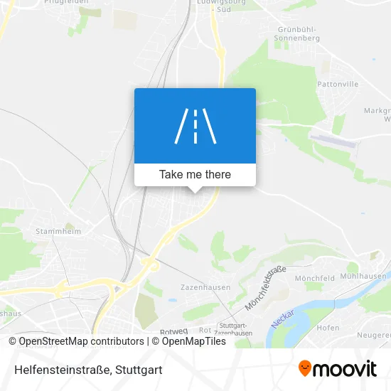 Карта Helfensteinstraße