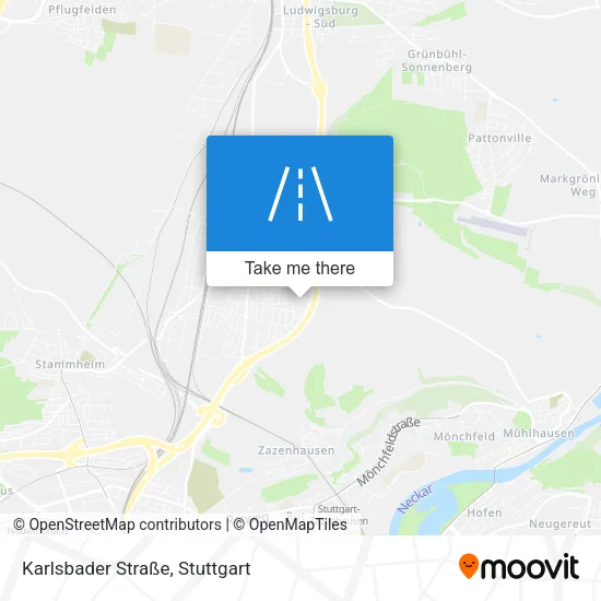 Карта Karlsbader Straße