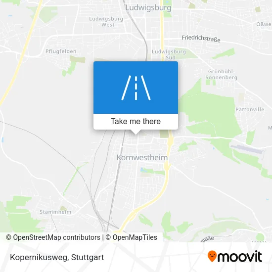 Карта Kopernikusweg