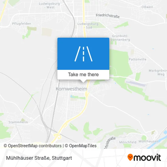 Карта Mühlhäuser Straße