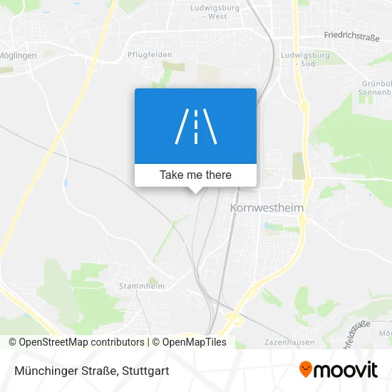 Карта Münchinger Straße