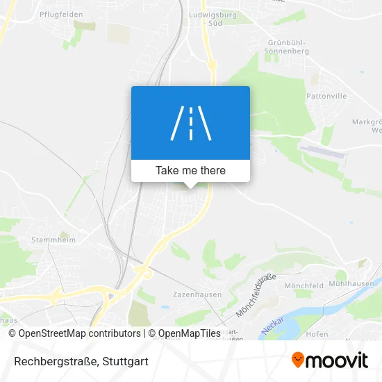 Карта Rechbergstraße