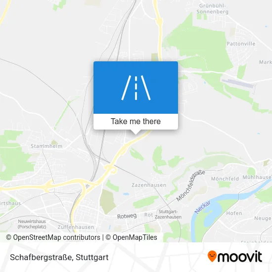 Карта Schafbergstraße