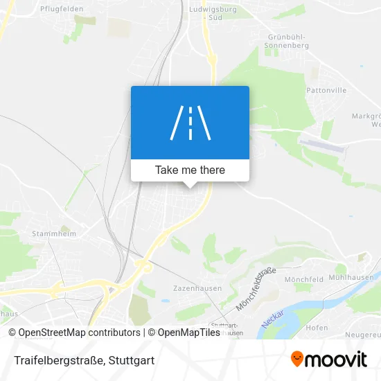 Карта Traifelbergstraße