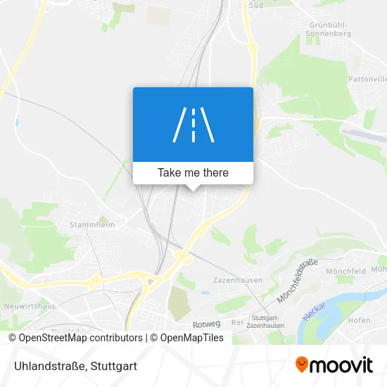 Карта Uhlandstraße