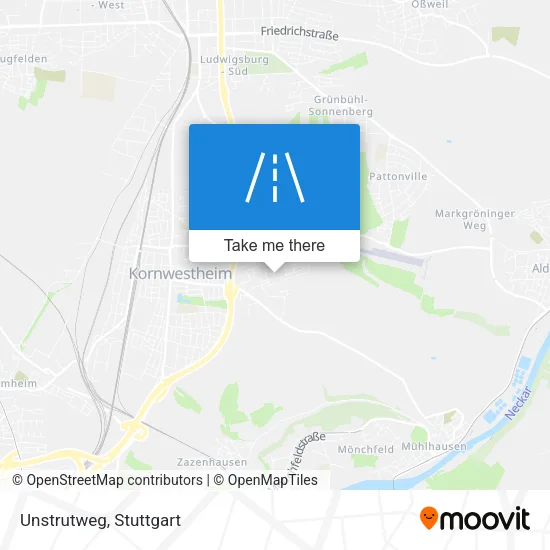 Карта Unstrutweg