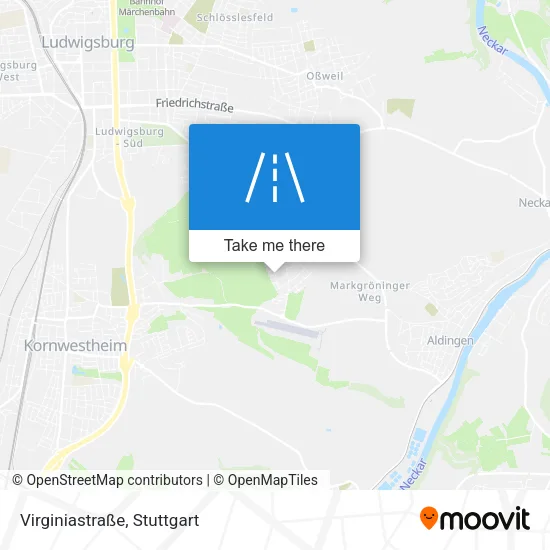 Карта Virginiastraße
