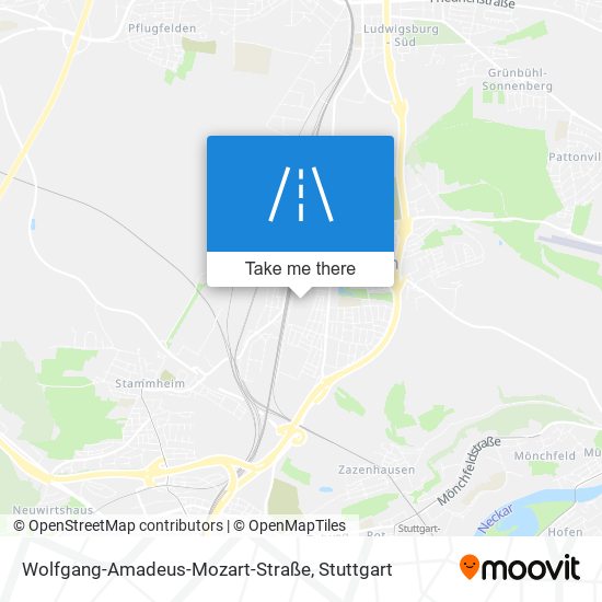 Карта Wolfgang-Amadeus-Mozart-Straße