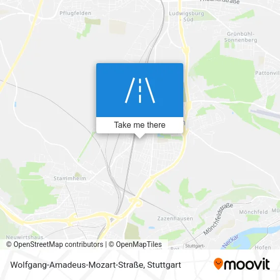 Карта Wolfgang-Amadeus-Mozart-Straße