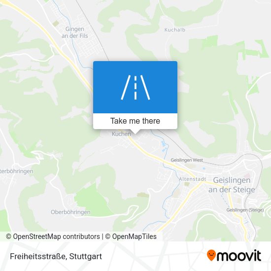 Freiheitsstraße map
