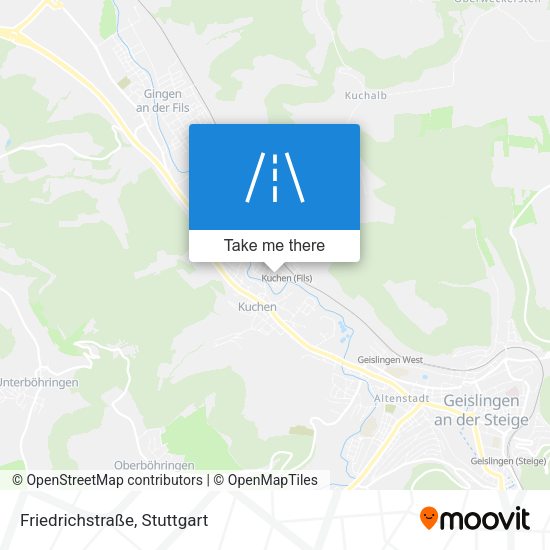 Friedrichstraße map