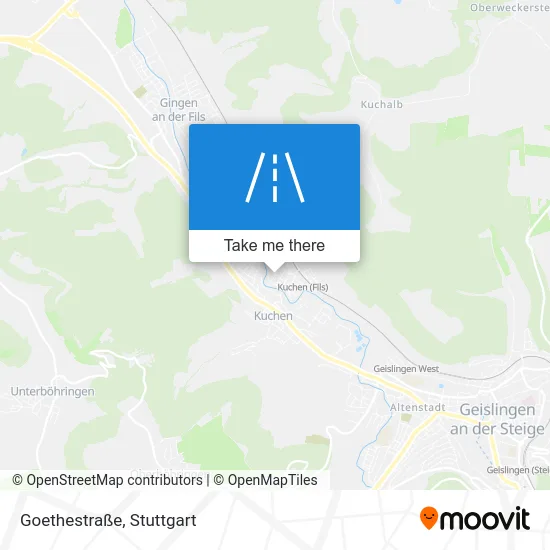 Карта Goethestraße
